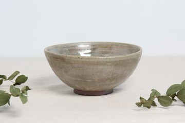 雲彩墨綠灰碗