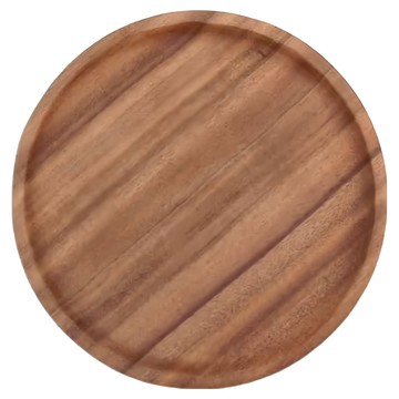相思木製圓形餐盤  1個  20cm