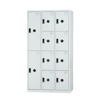 DAHFU 大富 DF多用途置物櫃 2片鋼製門板+8片塑鋼門板組合 W900xD510xH1802mm/ 個 DF-BL5208【APP滿額下單10%點數(單一帳號最高5000點)】1/31止
