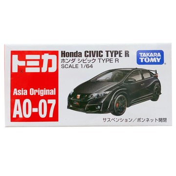 TAKARA TOMY TOMICA AO-07 本田CIVIC TYPE R 比例1/64  1個
