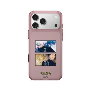 iPhone 17 Pro Max Clear (相機按鈕) 晶醺玫 - Jujutsu Kaisen 咒術迴戰 S2 - 懷玉・玉折劇照系列-五條悟＆夏油傑側臉款