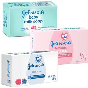 嬌生  Johnson's 嬰兒潤膚香皂 75g 牛奶 花香 原味 蜂蜜 寶寶肥皂 嬰兒皂 0500