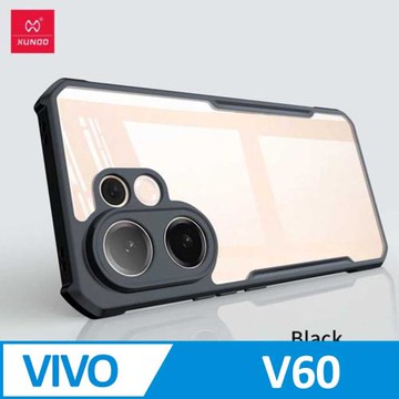 XUNDD 甲蟲系列 vivo V60 5G 防摔保護軟殼 炫酷黑
