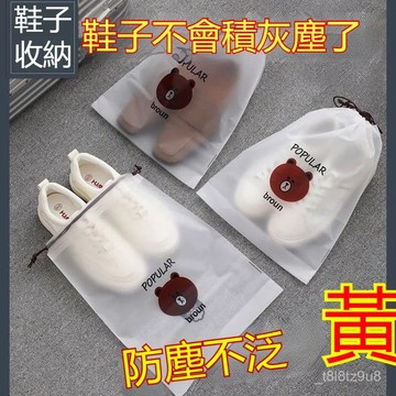 🚚蝦皮隔日達🚀鞋袋透明防塵袋 便攜旅行鞋包 收納包 球鞋裝鞋防潮防黴鞋子收納袋子 鞋子防塵袋 防灰防黴 旅行收納袋 GW