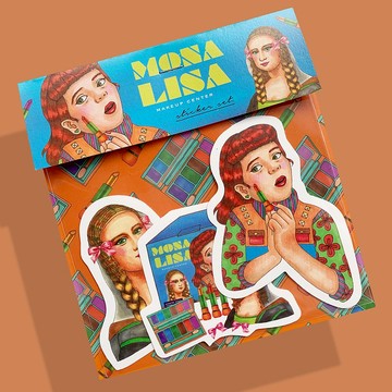 蒙娜麗莎彩妝師防水貼紙組