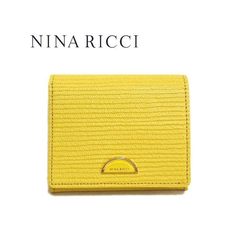 NINA RICCI ニナリッチ 財布 二つ折り ボックス型小銭入れ レディース 新品 イエロー ルーンパース さいふ box 四角 1003 |  LINEブランドカタログ