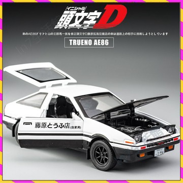 【台灣發貨🚚】頭文字D✅豐田AE86 合金車模 回力車 兒童玩具車 汽車模型 男孩玩具