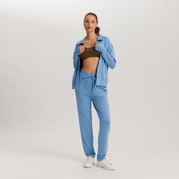 【HANRO】Balance 運動長褲 XS-M (海灣藍)