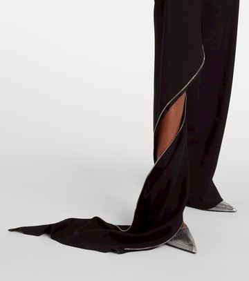 Alaïa Spiral cotton wide-leg pants