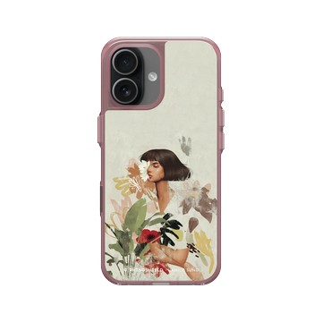 iPhone 17 Clear (相機按鈕) 晶醺玫 - Janice Sung - Flora 2 花叢