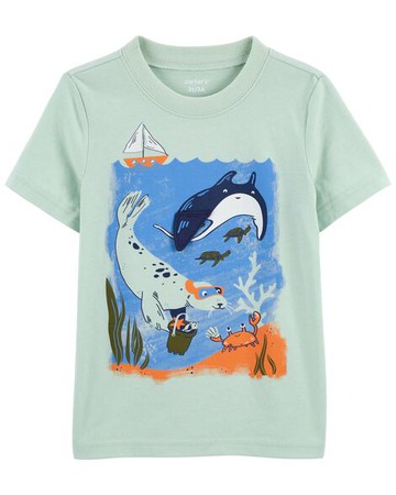 Toddler Sea Animal Jersey Tee