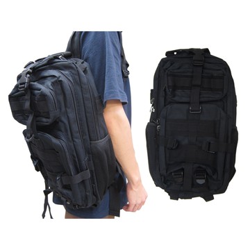 ~雪黛屋~SPYWALK 後背包中小容量二主袋+外袋共四層可電腦A4資夾防水尼龍布水瓶外袋戰鬥包SD9445