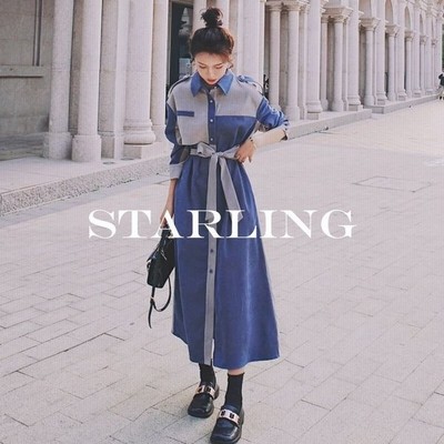 ワンピース レディース マキシワンピース ロング丈 Aライン シャツワンピース 秋 長袖 オシャレ 結婚式ドレス 大人可愛い 通販 Lineポイント最大get Lineショッピング