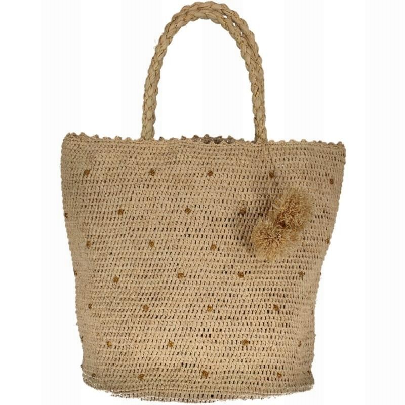 NORO ノロ CABAS OBLIQUE / トートバッグ カゴバッグ ラフィア