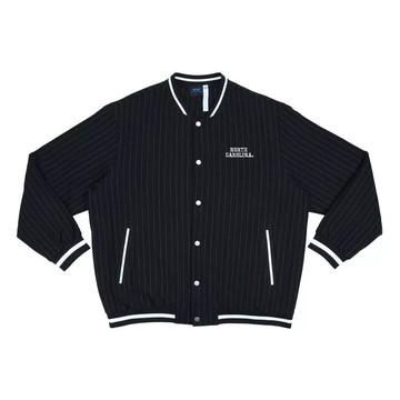 NCAA 外套 黑色 鋪棉 條紋 棒球外套 中性 7555144020