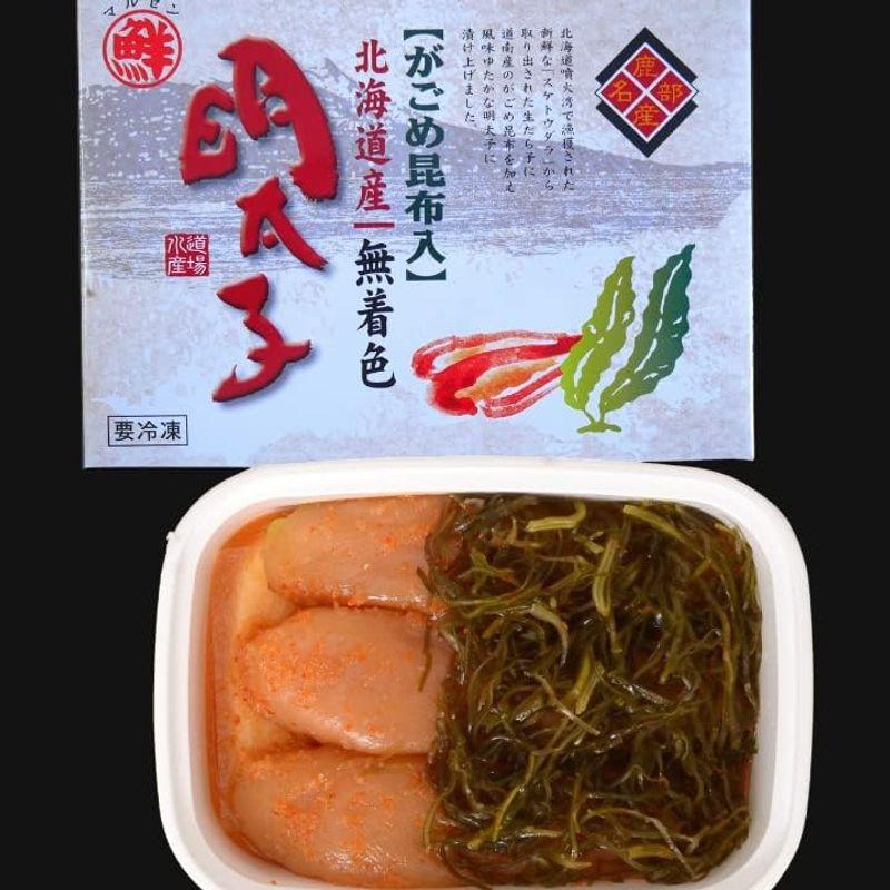 丸鮮道場水産 北海道産がごめ昆布入無着色明太子 120ｇ