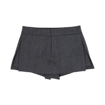 alexanderwang 羊毛精裁迷你褲裙