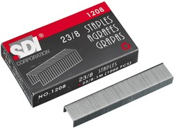 【史代新文具】手牌SDI 1208 23/8 重力型釘書針/訂書針 (1000支/盒)