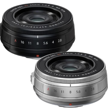 FUJIFILM 富士 XF 23mm F2.8 R WR(XF23 2.8 公司貨)銀色