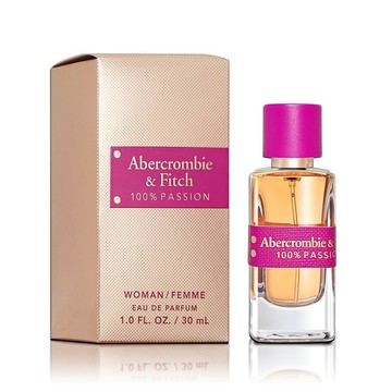 【Abercrombie & Fitch】A&F 百分百熱情女性淡香精 (30ML)