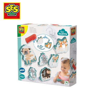 荷蘭SES 幫狗狗洗澡水畫玩具-13084