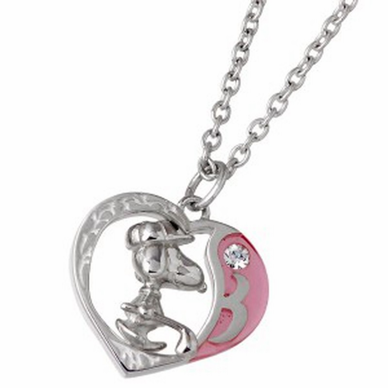 スヌーピー セインツ Saints X Snoopy ネックレス レディース シルバー ゴルフ ハート ピンク スワロフスキー Snpy N 07 送料無料 通販 Lineポイント最大5 0 Get Lineショッピング