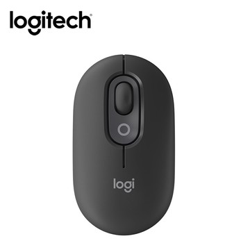 【Logitech 羅技】POP MOUSE 無線藍牙滑鼠 - 石墨黑【三井3C】