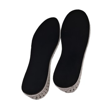 FANCY LIFE 增高鞋墊 黑灰色 舒適透氣  4.5cm  1雙