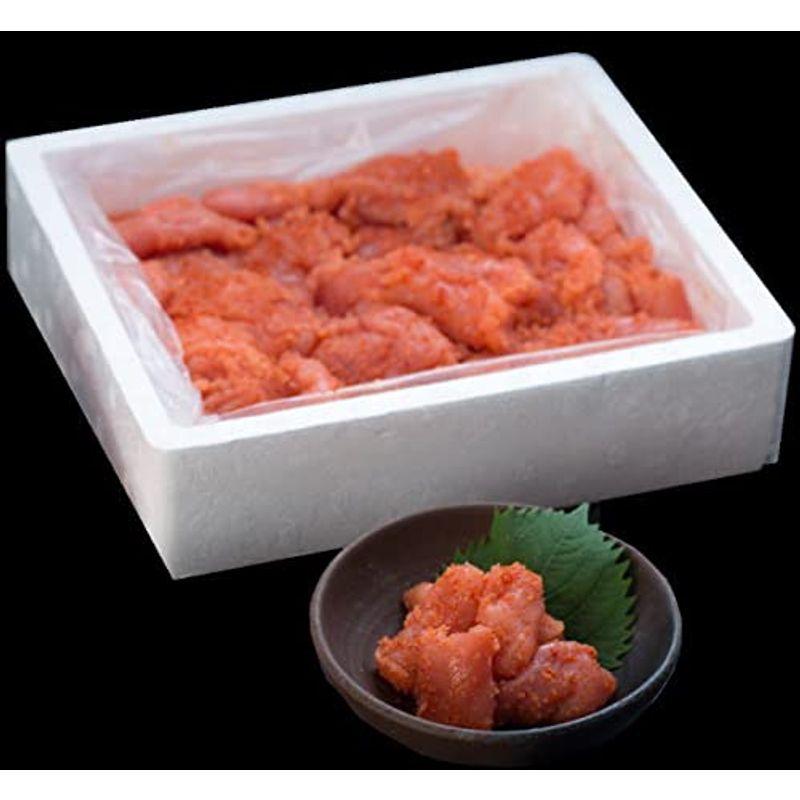 北海道から海鮮グルメお取り寄せ極上辛子明太子切れ子1.0kg