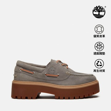 Timberland 女款水泥灰特別款Stone Street厚底帆船鞋|A2GVFEJR