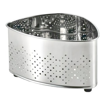 YOSHIKAWA 吉川 抗菌不鏽鋼 廚餘瀝水籃 大(20cm)  1個