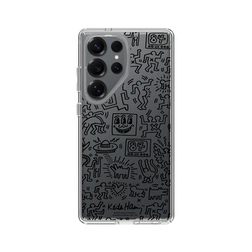 Galaxy S25 Ultra Clear 透明 - Keith Haring - Line Art