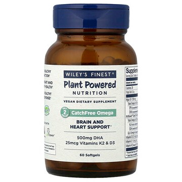 Wiley's Finest, CatchFree Omega，60 粒軟膠囊