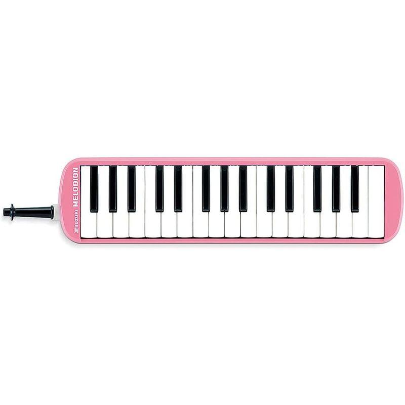 SUZUKI FA-32P ピンク 鍵盤ハーモニカ メロディオン 10台セット小学校推奨アルト32鍵盤 唄口・ホース付 セミハードケース付き