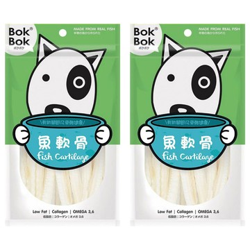 Bok Bok 鮮吃魚 魚軟骨 狗零食 低脂無鹽配方 易過敏體質狗狗適用  50g  2包