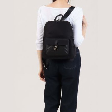 agnes b.Voyage 尼龍 後背包 黑色