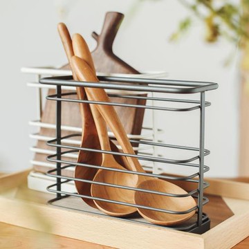 不起眼的日常。一宅加厚鐵藝廚具雜貨收納筒輕奢瀝水置物架筷子筒