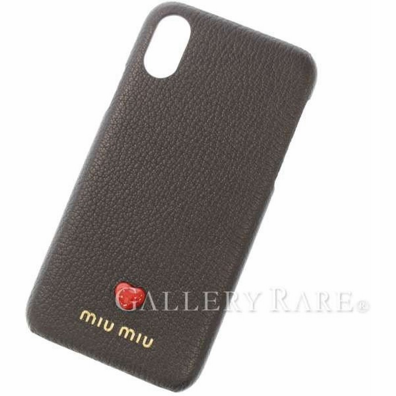 正規 Miu ハート 新品 ミュウミュウ Iphonex Xsケース Miu Iphone用ケース Williamsav Com