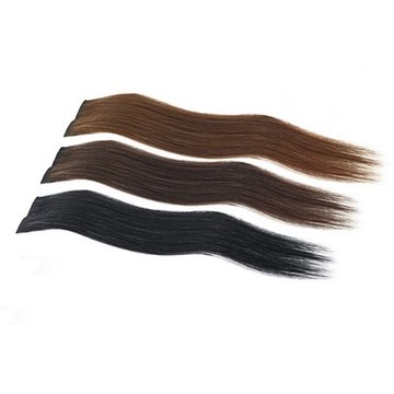 假髮真髮絲-3夾50cm加厚直髮女假髮3色73uh30【獨家進口】【米蘭精品】