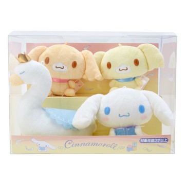 大賀屋 日貨 大耳狗 造型玩偶組 天鵝 兒童 玩具 玩偶 擺設 Cinnamoroll 三麗鷗 正版 L00011620