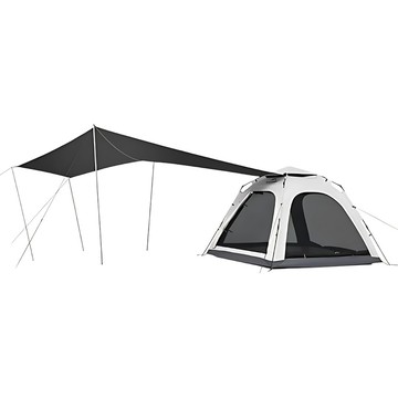 Naturehike 挪客 Ango自動帳篷 天幕款 CNK2550WS010 大(210 x 210 x 165cm) 7.8kg  山谷灰  3人