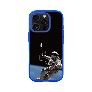 iPhone 16 Pro Clear 激光藍 - NASA - Astronaut Schweickart On The Lunar Module