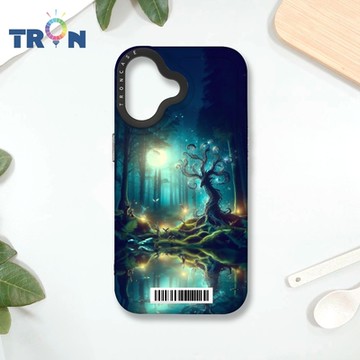 TRON IPHONE 16 奇幻森林系列 防摔 MAGSAFE 磁吸 太空載具殼 透黑 手機殼