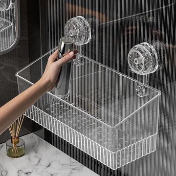 吸盤置物架洗手洗漱臺浴室廁所衛生間免打孔強力壁掛墻上各種收納