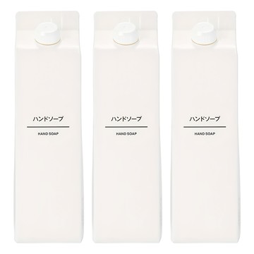 MUJI 無印良品 洗手乳  600ml  3瓶