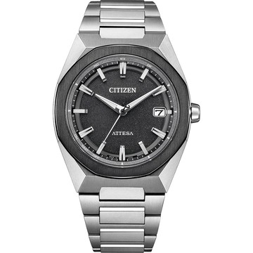 CITIZEN 星辰 ATTESA 限量 光動能 鈦金屬 電波對時 萬年曆 男錶 CB3044-55E