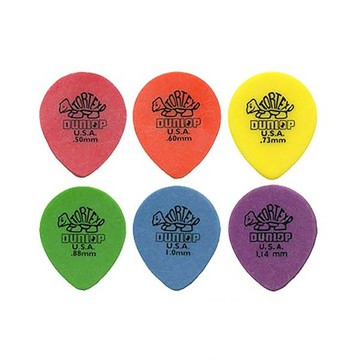 Dunlop Tortex Teardrop Pick 0.50mm / 0.60mm / 0.73mm / 0.88mm / 1.00mm / 1.14mm