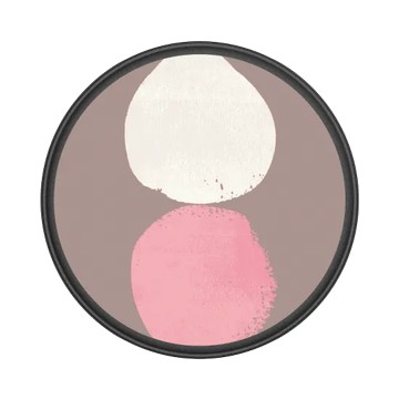 GRIP O (MagSafe 兼容） 黑 - Blob / 一團一團 - 紅白絮語