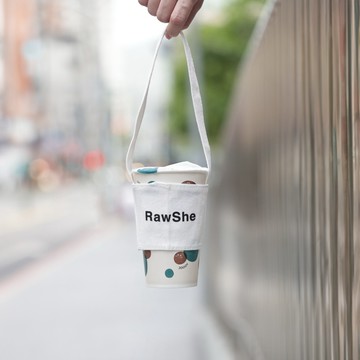 RawShe 品牌專屬特製帆布提袋+飲料袋