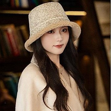 特賣🌞復古提花麂皮漁夫帽女秋冬 雙面戴羊羔絨加絨盆帽顯臉小保暖帽子漁夫帽女 羊絨盆帽 保暖大頭圍 韓系水桶帽